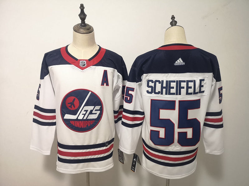 Men's Winnipeg Jets Mark Scheifele #55 White Player Game jersey