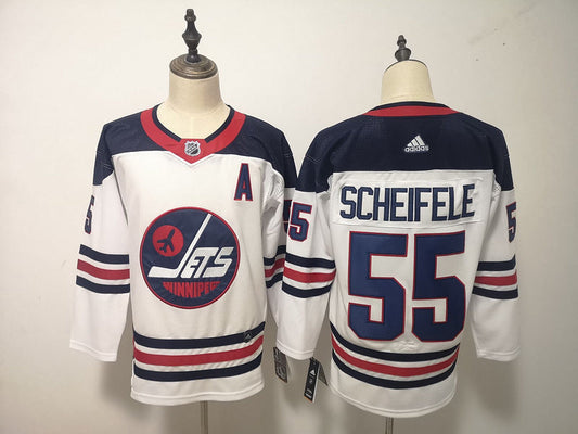 Men's Winnipeg Jets Mark Scheifele #55 White Player Game jersey