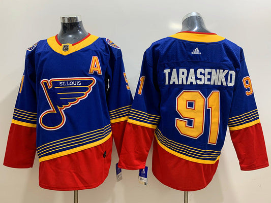 Men's St. Louis Blues Vladmir Tarasenko #91 Blue Breakaway Player jersey