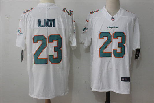 Men's Miami Dolphins Jay Ajayi #23 White Game jersey
