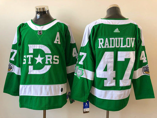 Men's Dallas Stars Alexander Radulov #47 Green Breakaway Player jersey