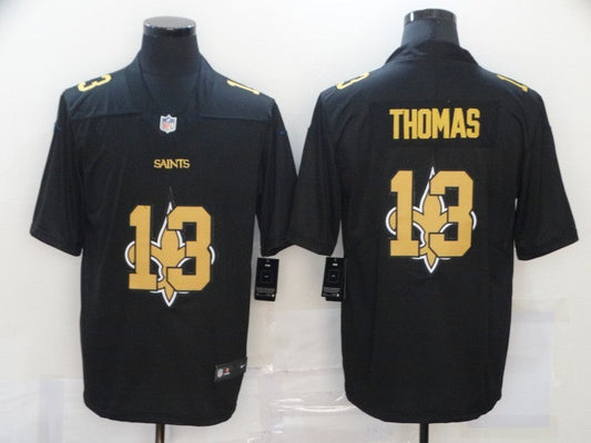 Men's New Orleans Saints #13 Michael Thomas Black Alternate Game jersey