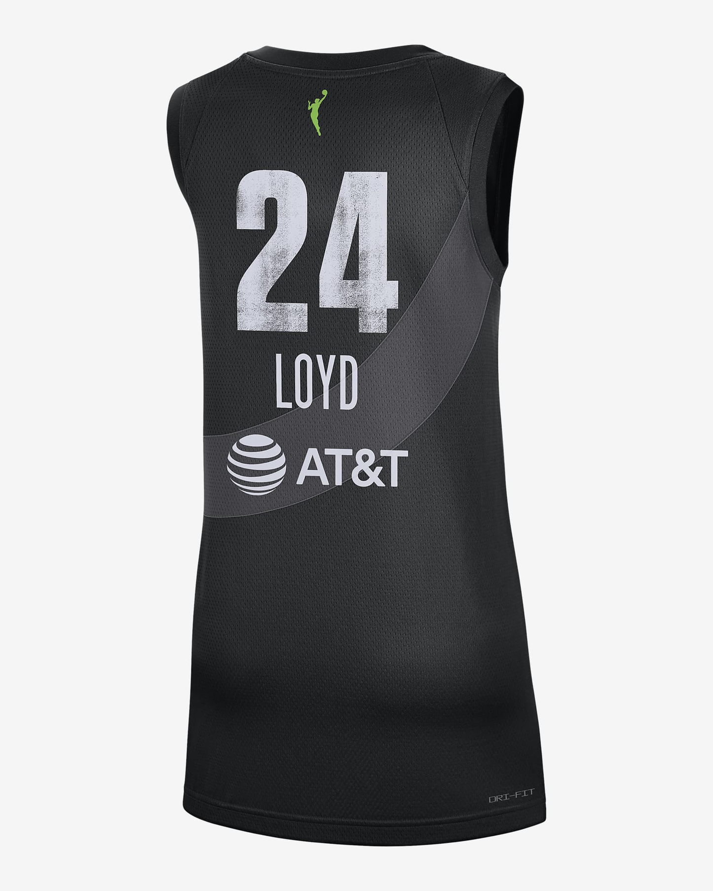 Men's Seattle Storm Jewell Loyd #24 Black Player Jersey