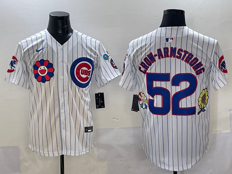 Men's Chicago Cubs Pete Crow-Armstrong #52 White Player Jersey