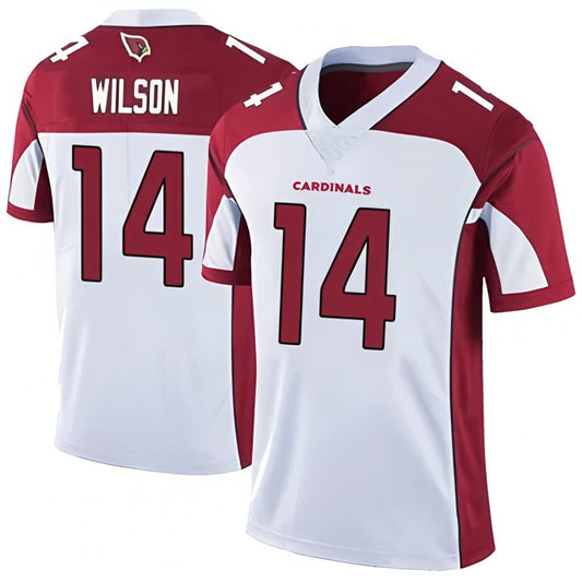A.Cardinals #14 Michael Wilson Player White Game Football Jerseys