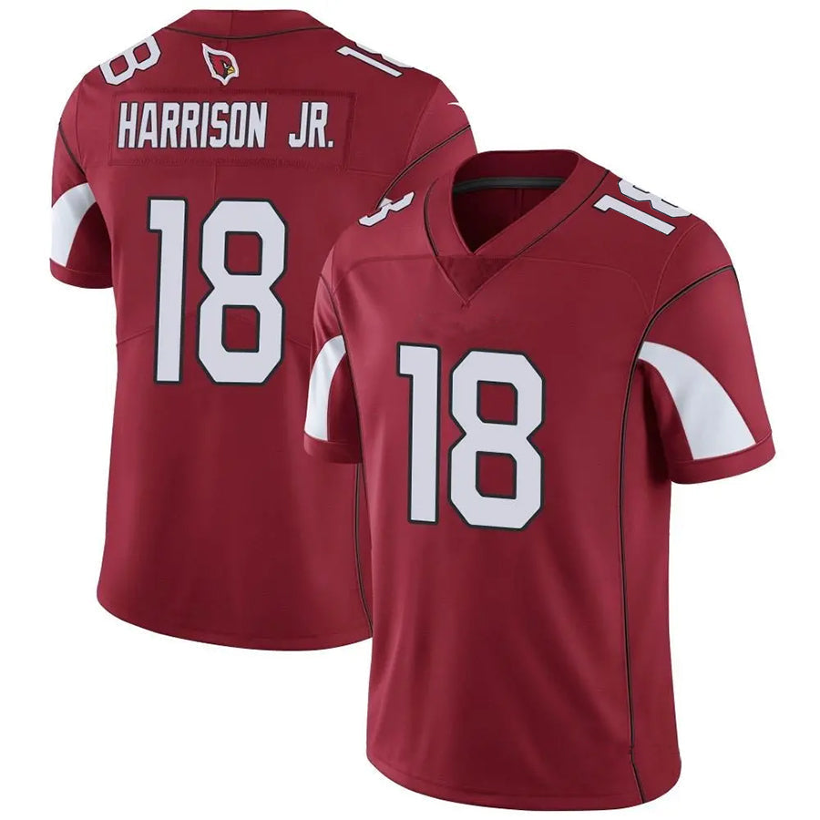 A.Cardinals #18 Marvin Harrison Jr. Player Red Limited Vapor Untouchable Football Jerseys