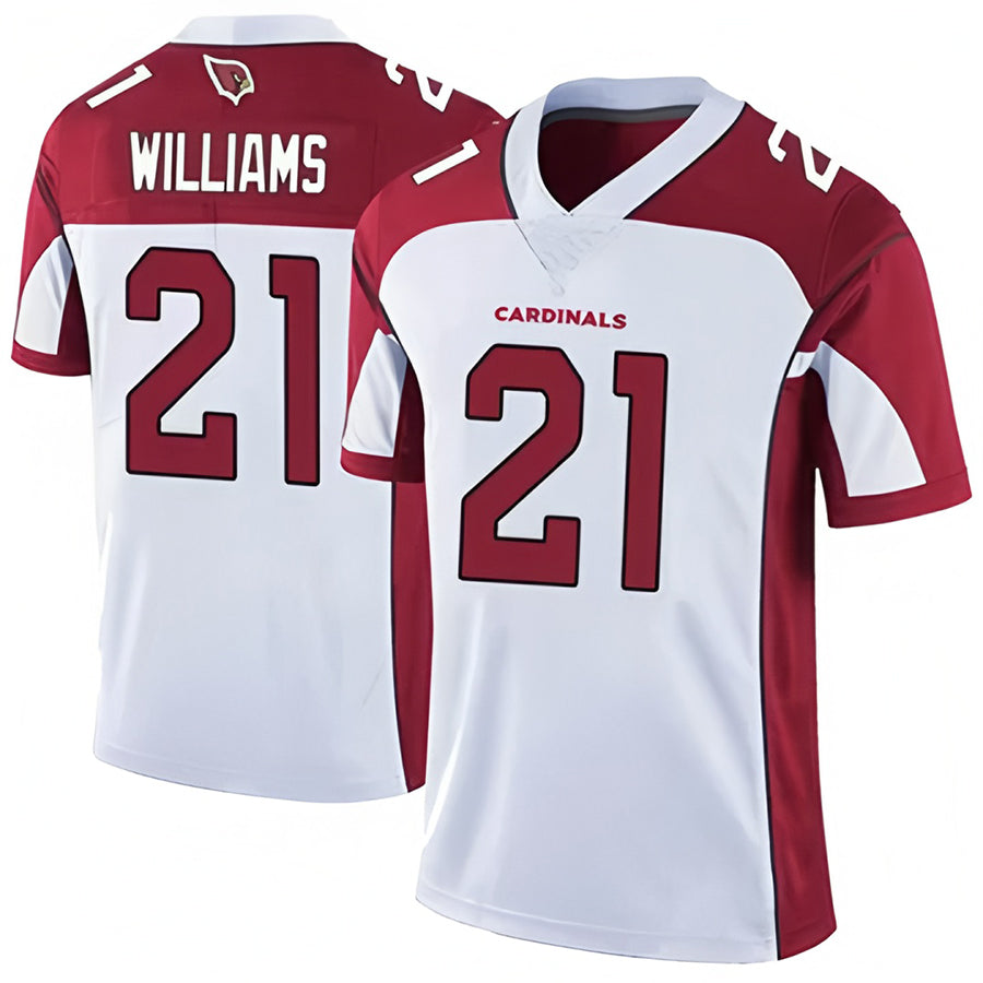 A.Cardinals #21 Garrett Williams Player White Game Football Jerseys