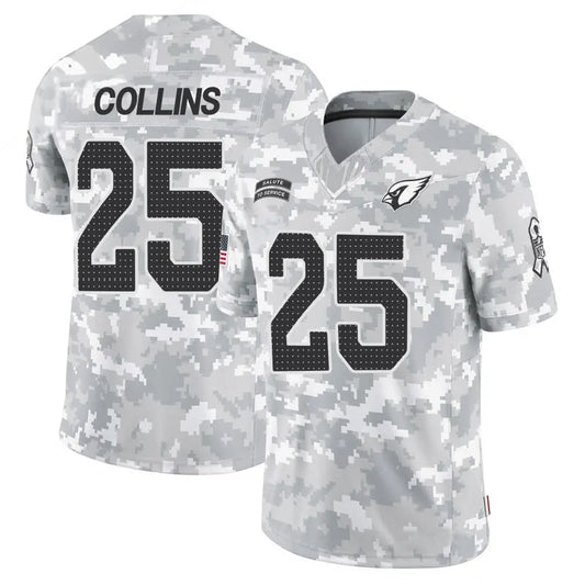 A.Cardinals #25 Zaven Collins Player Camo Salute to Service Limited Stitched Football Jerseys
