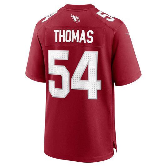 A.Cardinals #54 Xavier Thomas Player Cardinal Home Game Football Jerseys