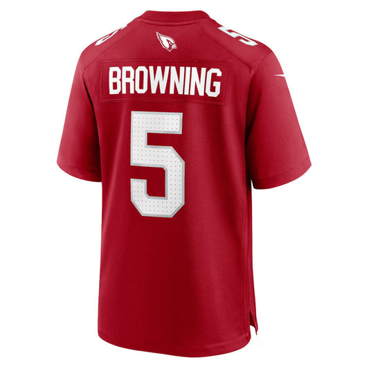 A.Cardinals #5 Baron Browning Player Cardinal Home Game Football Jerseys