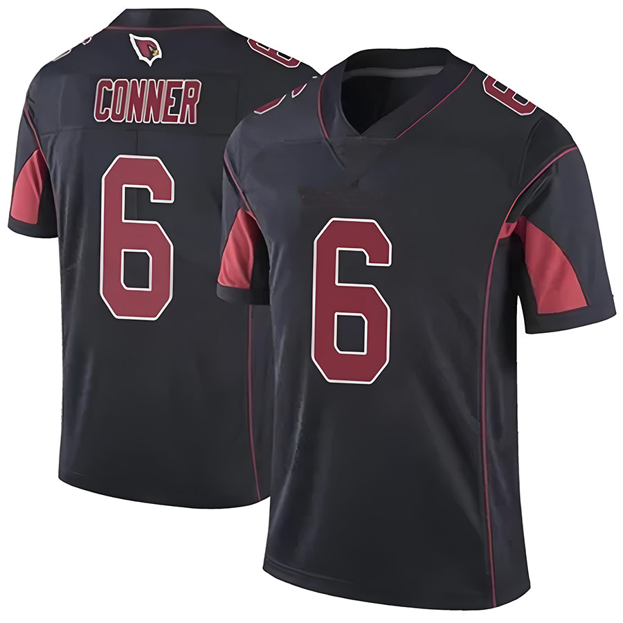 A.Cardinals #6 James Conner Player Black Vapor Limited Elite Stitched Football Jerseys