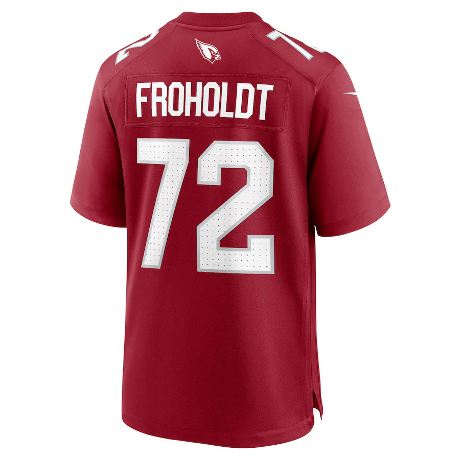 A.Cardinals #72 Hjalte Froholdt Player Cardinal Game Football Jerseys