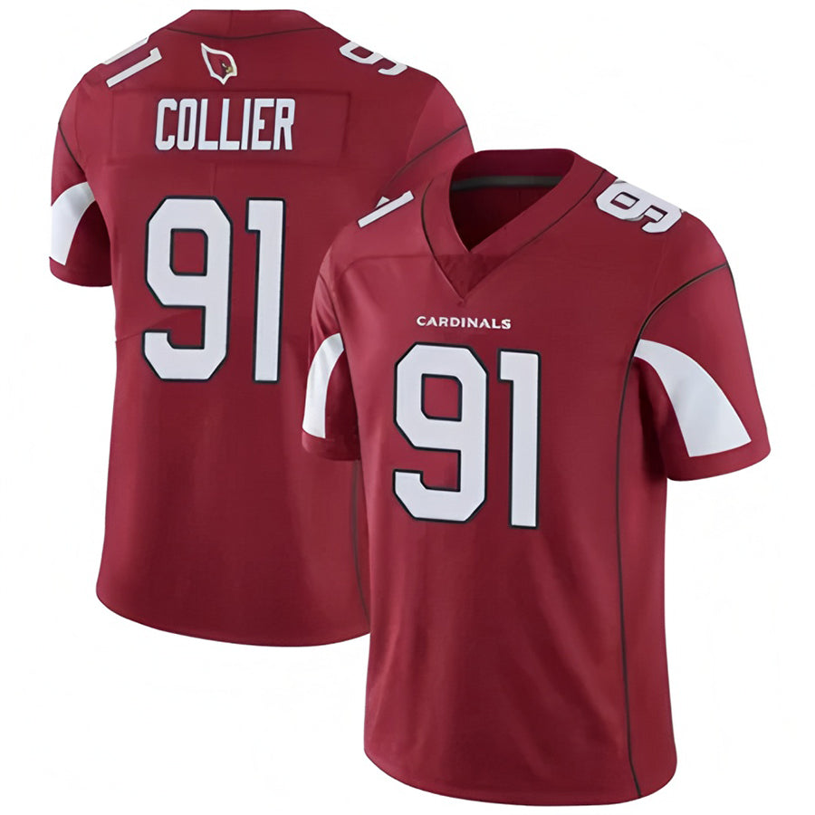 A.Cardinals #91 L.J. Collier Player Cardinal Vapor Untouchable Limited Football Jerseys