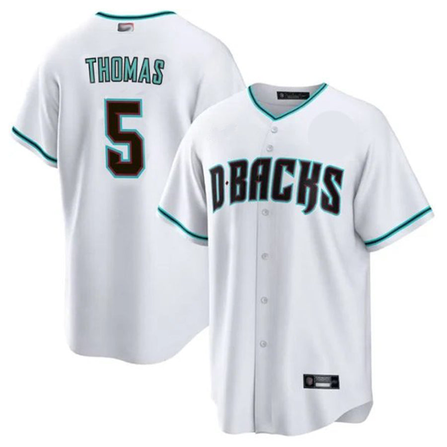 A.Diamondbacks #5 Alek Thomas Player White Replica Baseball Jerseys