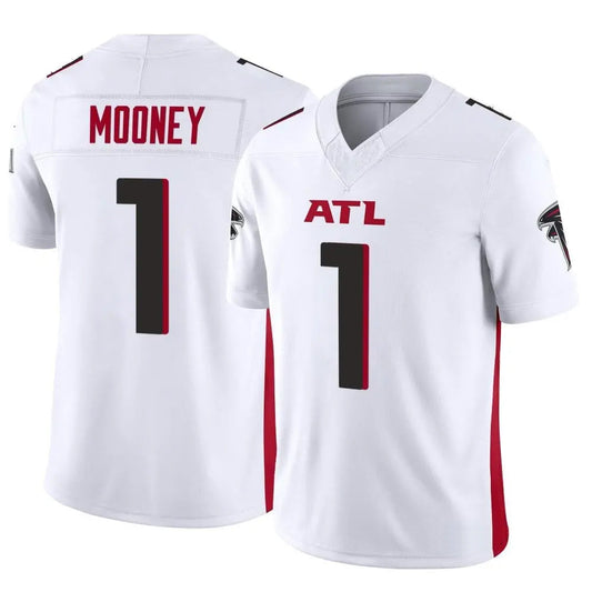 A.Falcons #1 Darnell Mooney Player Limited White Vapor F.U.S.E. Football Jerseys