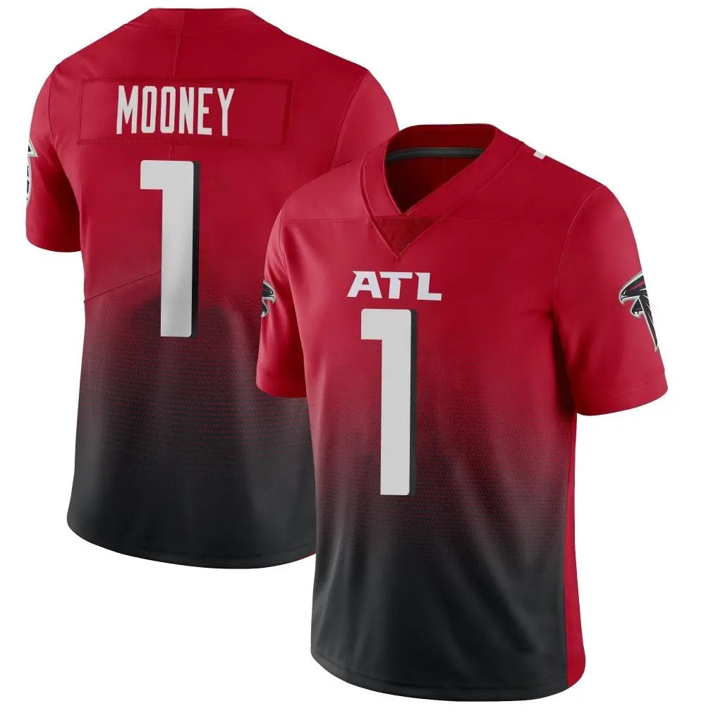 A.Falcons #1 Darnell Mooney Player Red Vapor Limited Football Jerseys