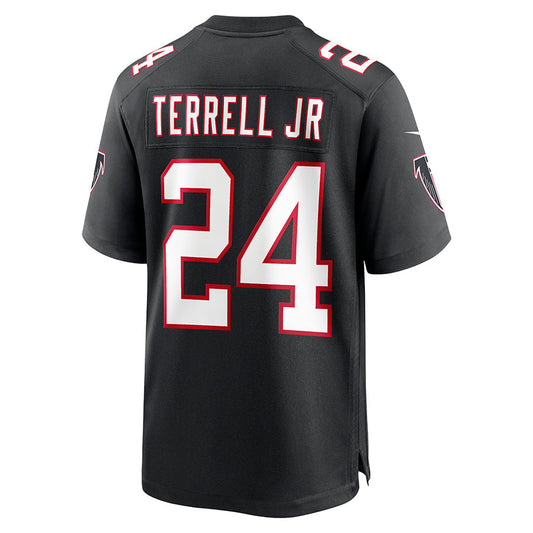 A.Falcons #24 A.J. Terrell Jr. Player Black Alternate Home Game Football Jerseys
