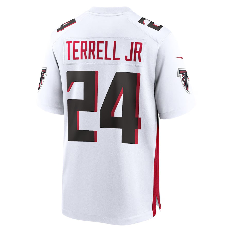 A.Falcons #24 A.J. Terrell Jr. Player White Home Game Football Jerseys