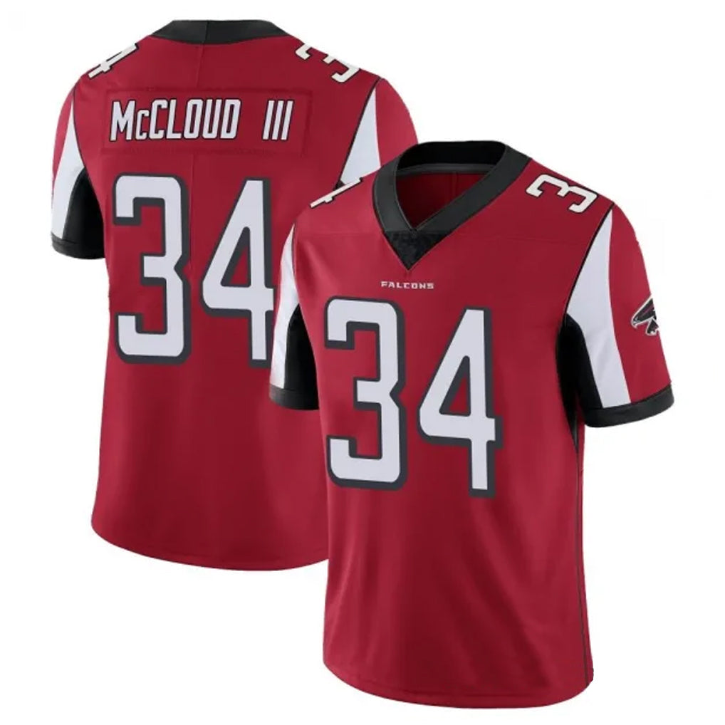 A.Falcons #34 Ray-Ray McCloud III Player Red Vapor Limited Football Jerseys