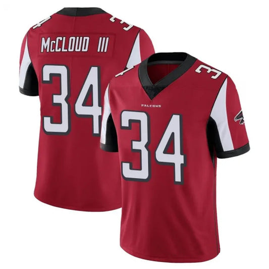 A.Falcons #34 Ray-Ray McCloud III Player Red Vapor Limited Football Jerseys