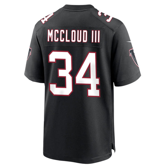A.Falcons #34 Ray-Ray McCloud III Player Throwback Black Game Football Jerseys