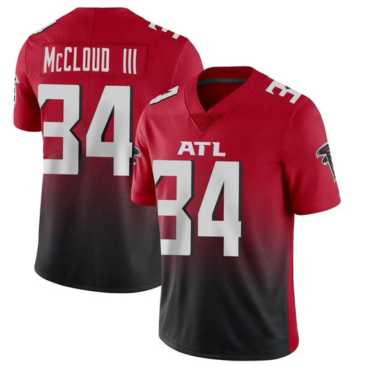 A.Falcons #34 Ray-Ray McCloud III Player Vapor Limited Red  Game Football Jerseys