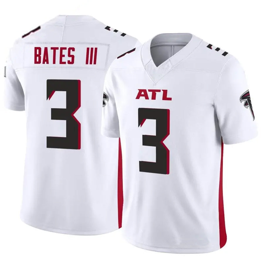 A.Falcons #3 Jessie Bates III Player White Vapor F.U.S.E. Limited Football Jerseys