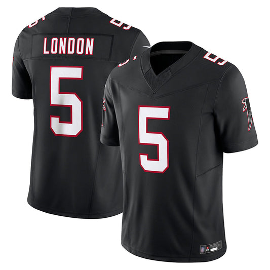 A.Falcons #5 Drake London Player Black Vapor Limited Football Jerseys