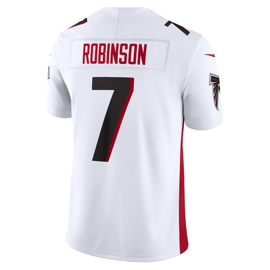 A.Falcons #7 Bijan Robinson Player White Vapor F.U.S.E. Limited Football Jerseys