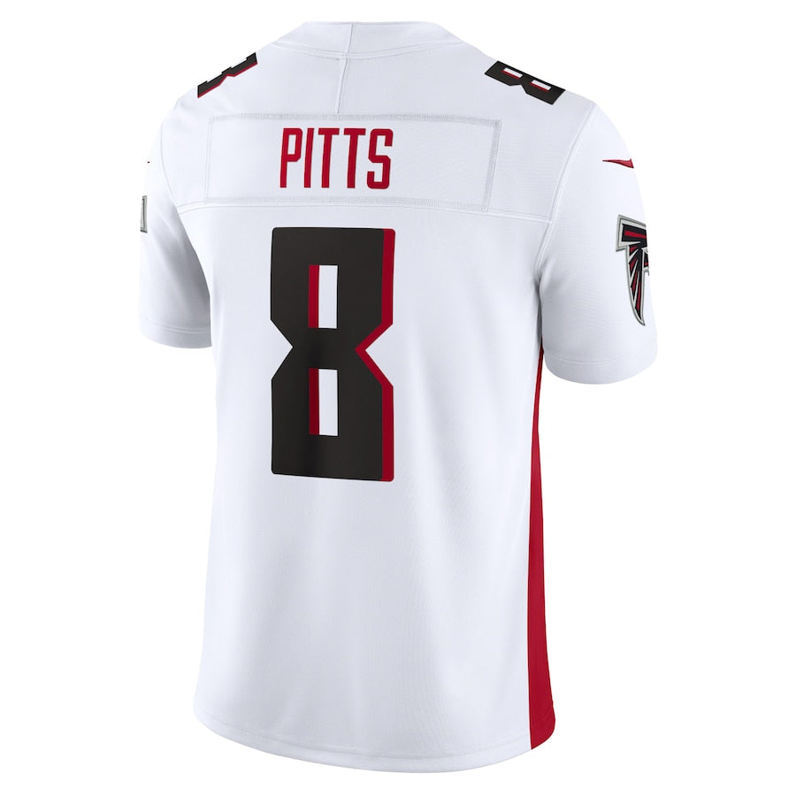 A.Falcons #8 Kyle Pitts Sr. Player White Vapor F.U.S.E. Limited Football Jerseys