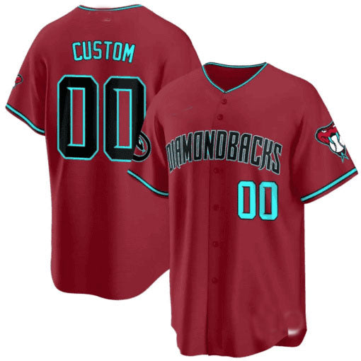 Custom A.Diamondbacks Cool Base Game Baseball Jerseys