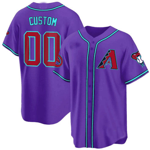 Custom A.Diamondbacks Cool Base Game Jersey V2 Baseball Jerseys