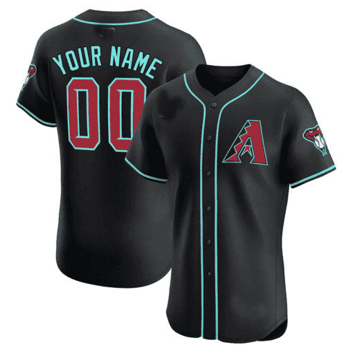 Custom A.Diamondbacks Flex Base Game Stitched Baseball Jerseys