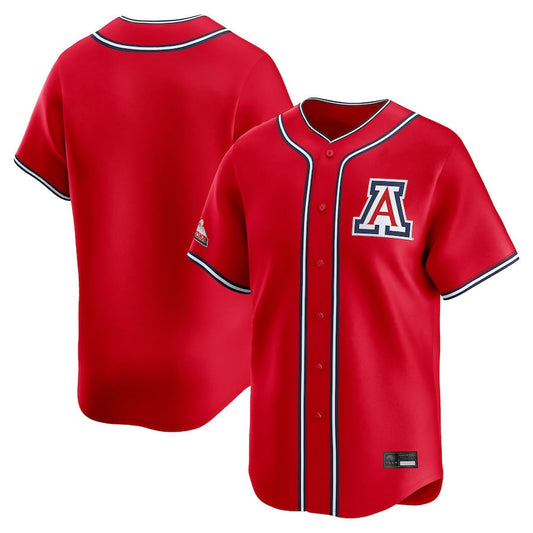 Arizona Wildcats Blank Player Red College Jerseys -Limited Baseball Jerseys