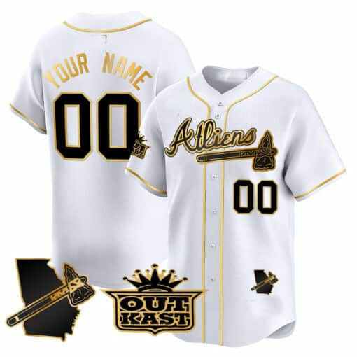 Custom A.Braves Atliens Vapor Premier Limited V2 Baseball Jerseys
