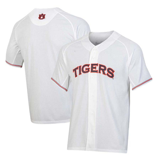 A.Tigers Blank Player Game Jersey - White Stitched American College Jerseys