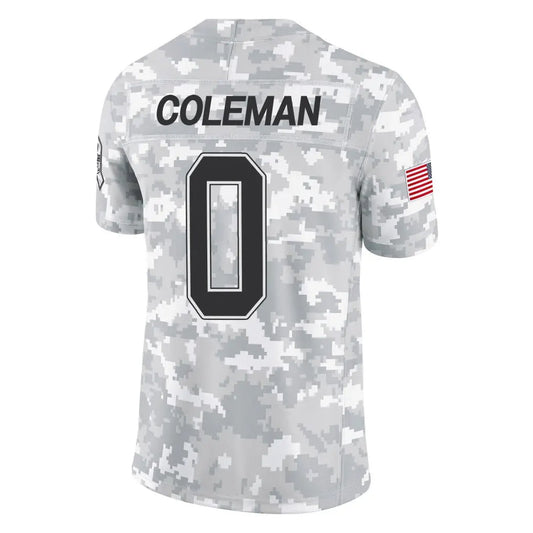 B.Bills #0 Keon Coleman Player Limited Arctic Camo Salute to Service Football Jerseys
