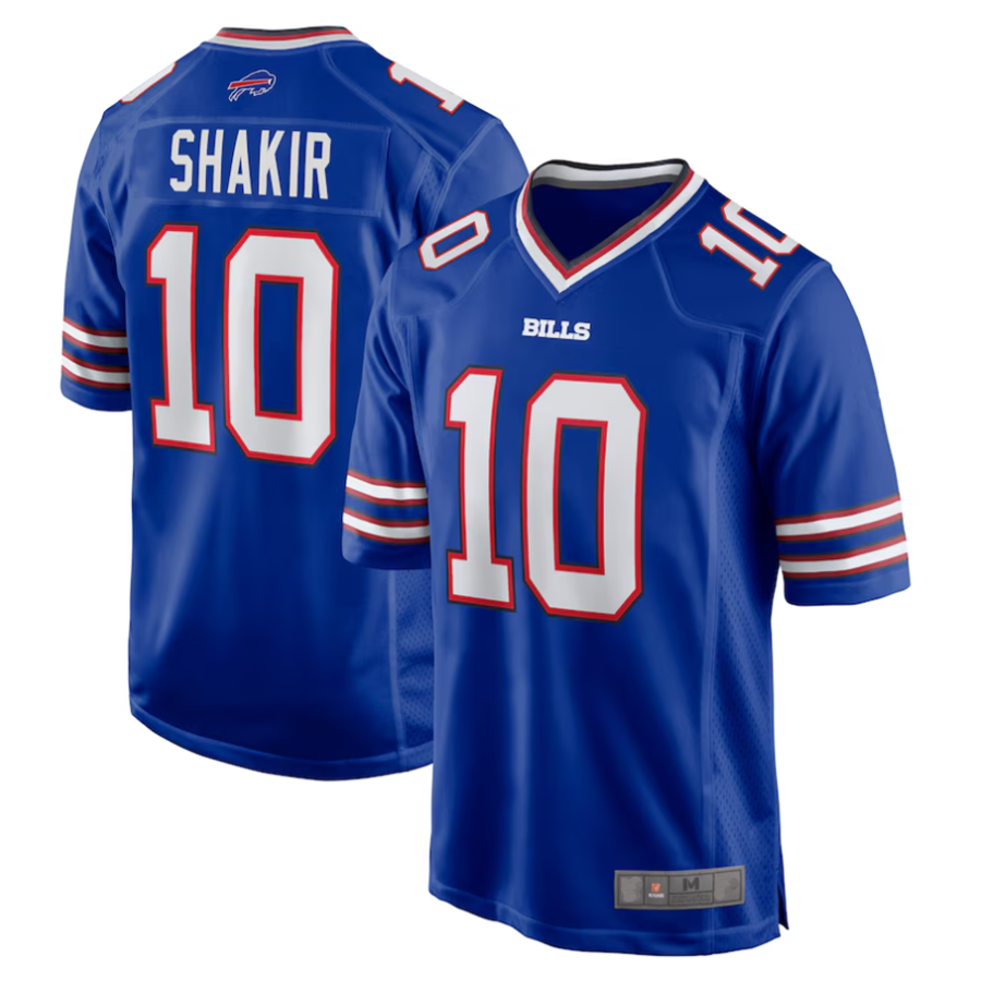 B.Bills #10 Khalil Shakir Playre Royal Game Football Jerseys
