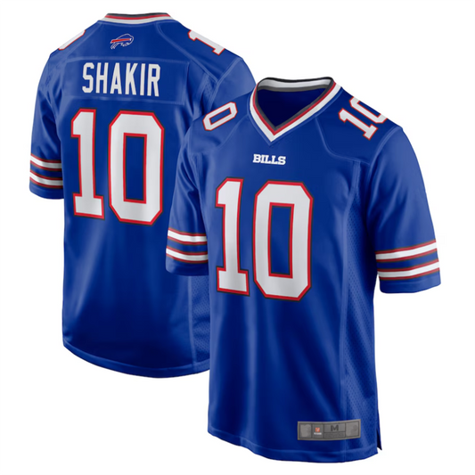 B.Bills #10 Khalil Shakir Playre Royal Game Football Jerseys