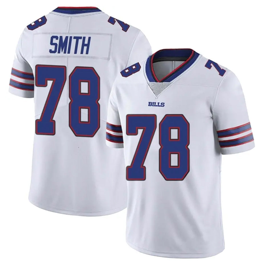 B.Bills #78 Bruce Smith Player White Vapor Limited Football Jerseys