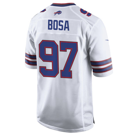 B.Bills #97 Joey Bosa Player Player White Home Game Football Jerseys