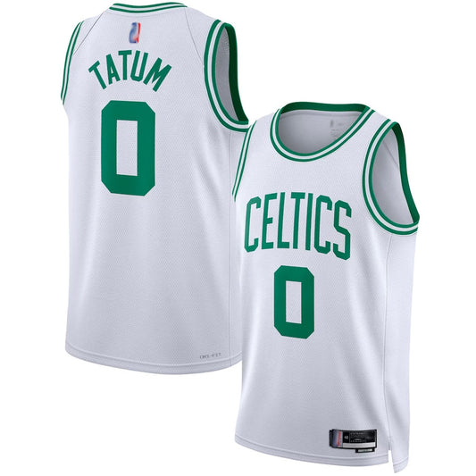 B.Celtics #0 Jayson Tatum Player White Swingman Association Edition Basketball Jerseys