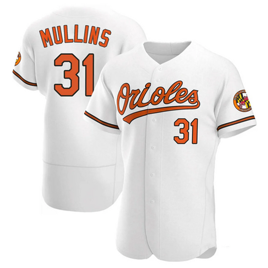 B.Orioles #31 Cedric Mullins Player White Replica Elite Baseball Jerseys