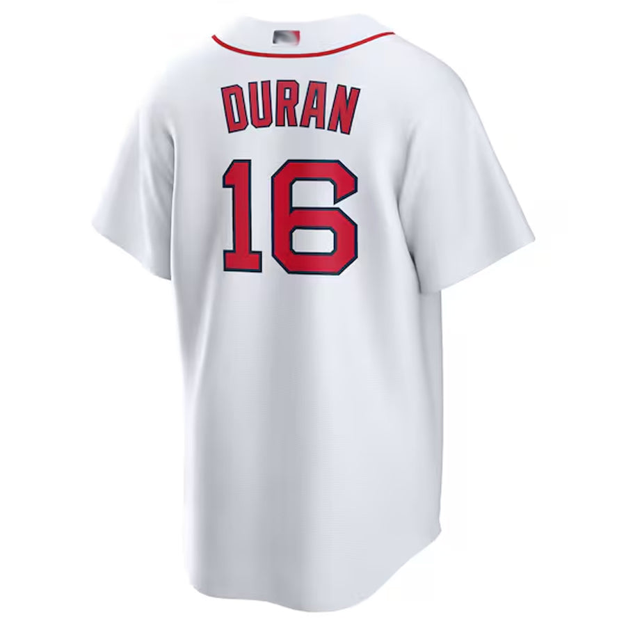 B.Red Sox #16 Jarren Duran Player White Home Game Baseball Jerseys