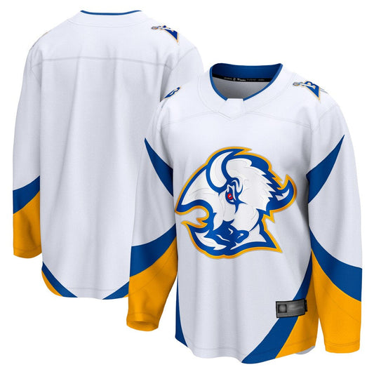 B.Sabres Blank Player Fanatics White Special Edition 2.0 Breakaway Hockey Jerseys