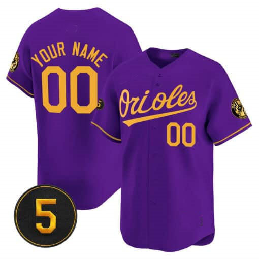 Custom B.Orioles Robinson Patch Vapor Premier Limited Baseball Jerseys