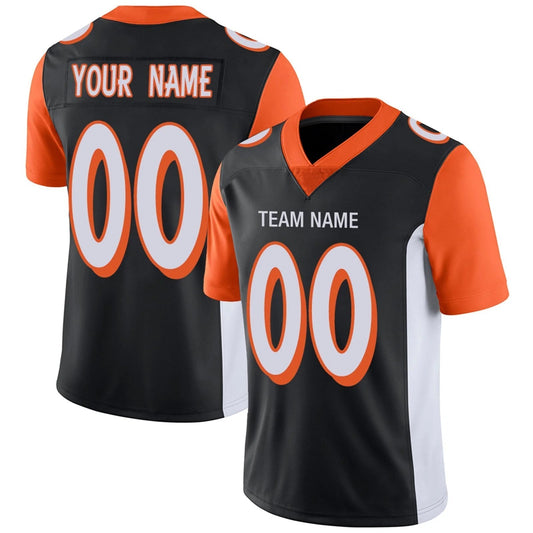 Custom C.Bengals Black Personalized Design Football Jerseys