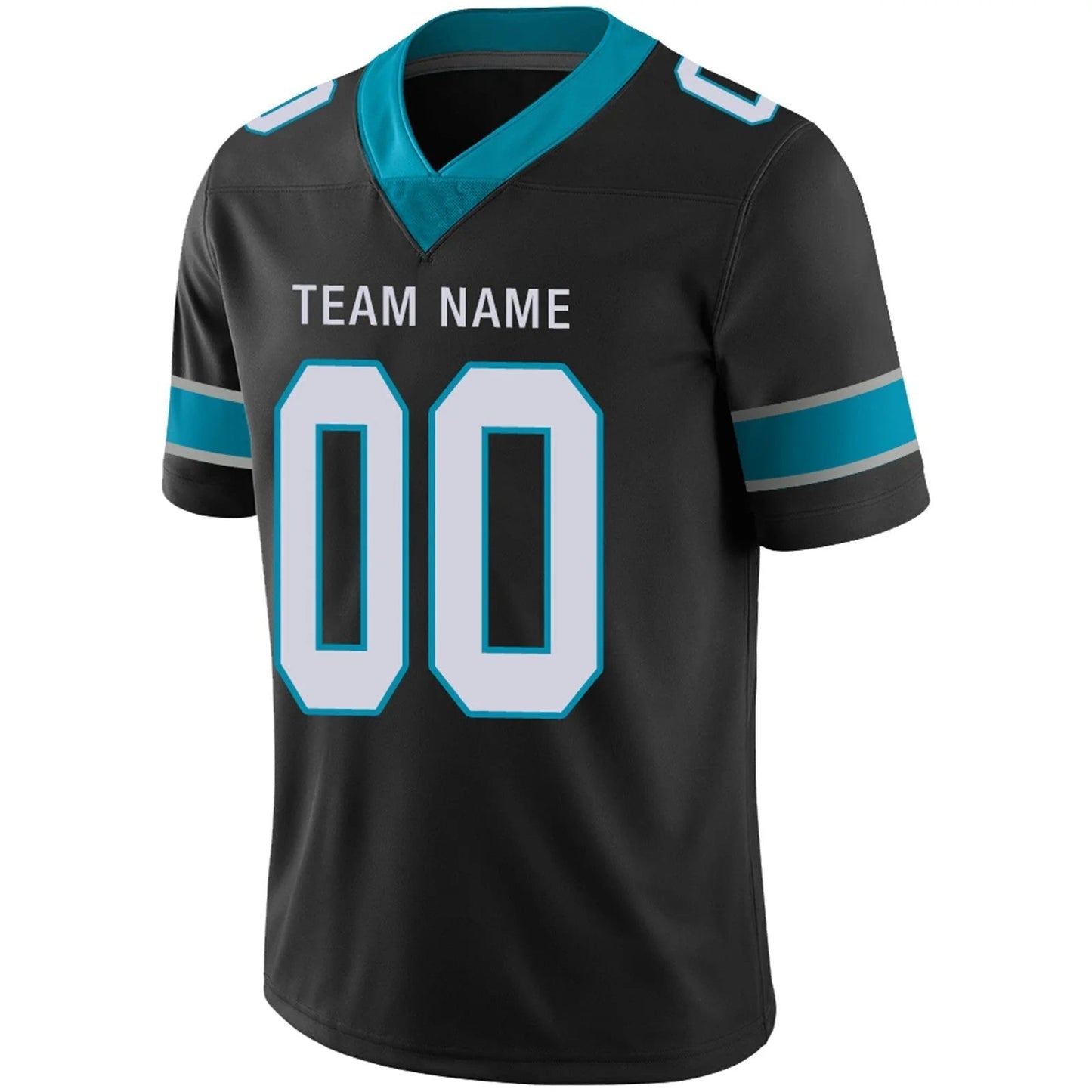 Custom C.Panthers Black Personalized Design Football Jerseys