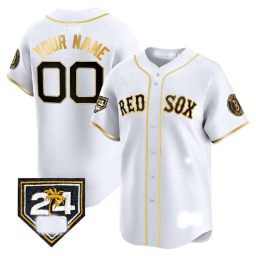 Custom B.Red Sox Spring Training Patch Vapor Premier Limited Baseball Jerseys