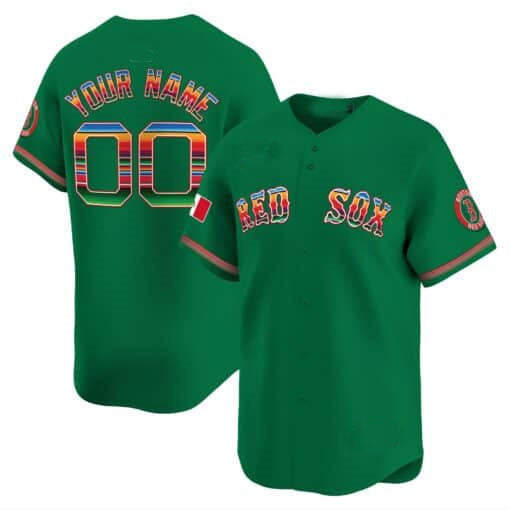Custom B.Red Sox Mexico Vapor Premier Limited Stitched Baseball Jerseys